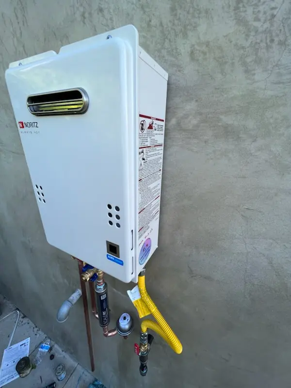 Tankless water heater installation for Bullskin homes